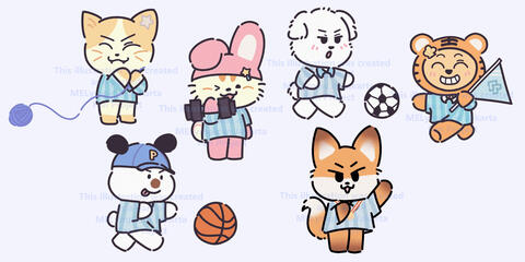 B&#39;BE FRIENDS Illustration
